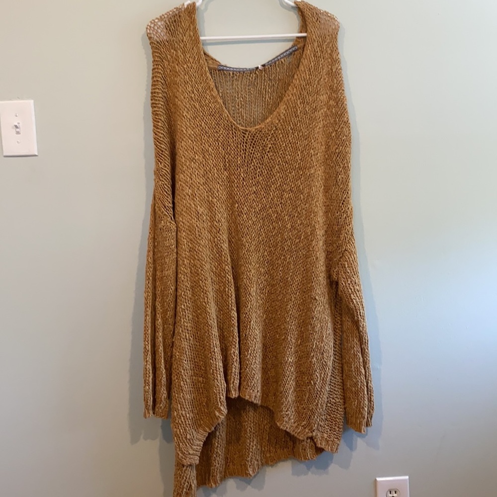 Free people vertigo knit sweater